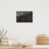 Nicolas Poussin - Hannibal bij de Alpen Poster (Keuken)