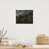 Nicolas Poussin - Hannibal bij de Alpen Poster (Keuken)