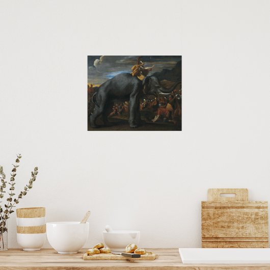 Nicolas Poussin - Hannibal bij de Alpen Poster (Keuken)