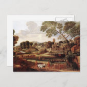 Nicolas Poussin - Landschap met begrafenis van Pho Briefkaart (Voorkant / Achterkant)