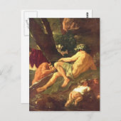 Nicolas Poussin-Midas, waswater op de Pactolus Briefkaart (Voorkant / Achterkant)