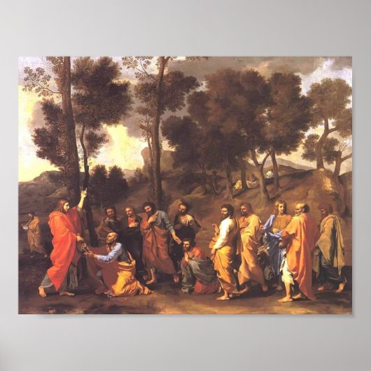 Nicolas Poussin- Ordination Poster (Voorkant)