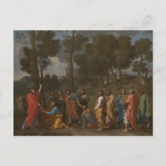 Nicolas Poussin - Scheiding van de Orde Briefkaart (Voorkant)