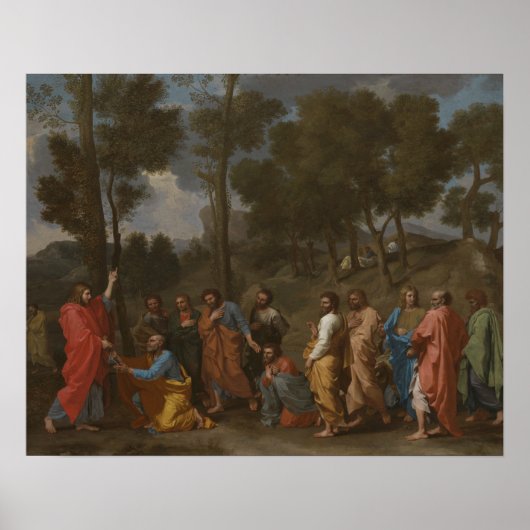 Nicolas Poussin - Scheiding van de Orde Poster (Voorkant)