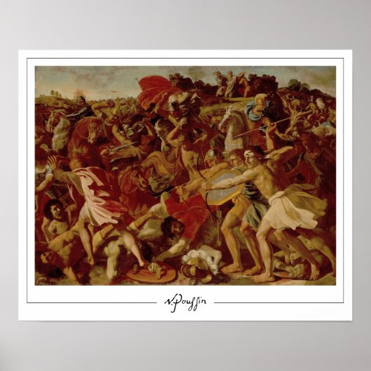 Nicolas Poussin Zedign Art Poster #122 (Voorkant)