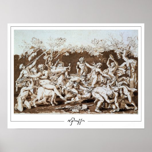Nicolas Poussin Zedign Art Poster #131 (Voorkant)