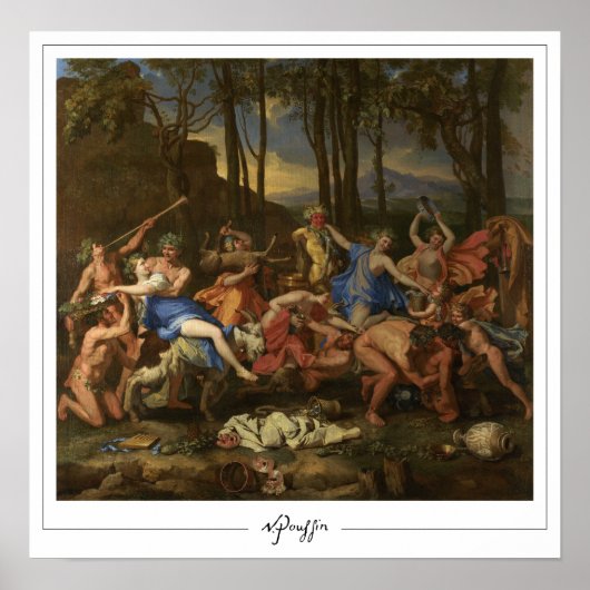 Nicolas Poussin Zedign Art Poster #186 (Voorkant)