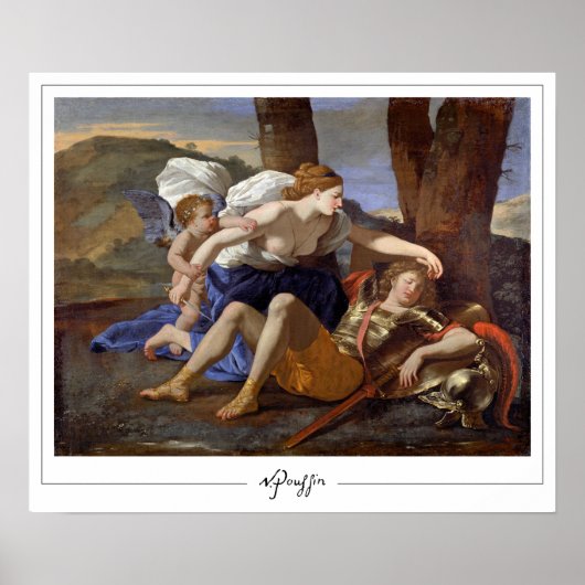 Nicolas Poussin Zedign Art Poster #2 (Voorkant)