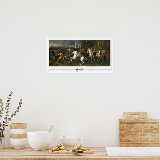 Nicolas Poussin Zedign Art Poster #202 (Keuken)