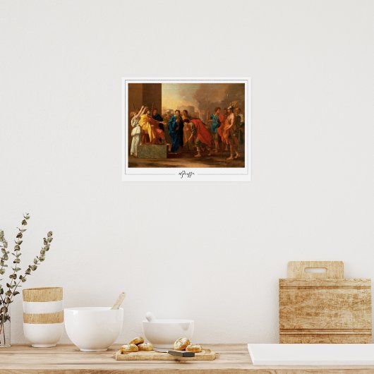 Nicolas Poussin Zedign Art Poster #210 (Keuken)