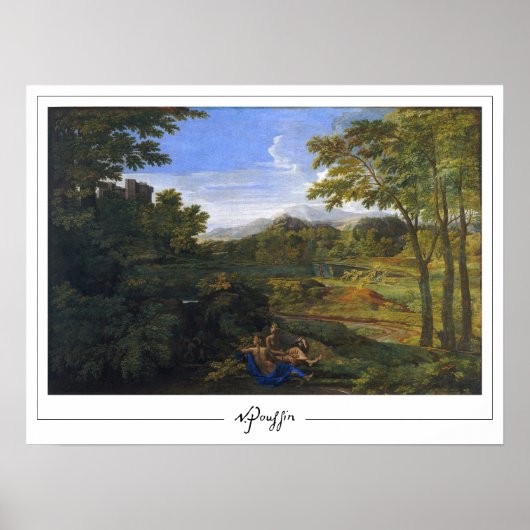 Nicolas Poussin Zedign Art Poster #229 (Voorkant)