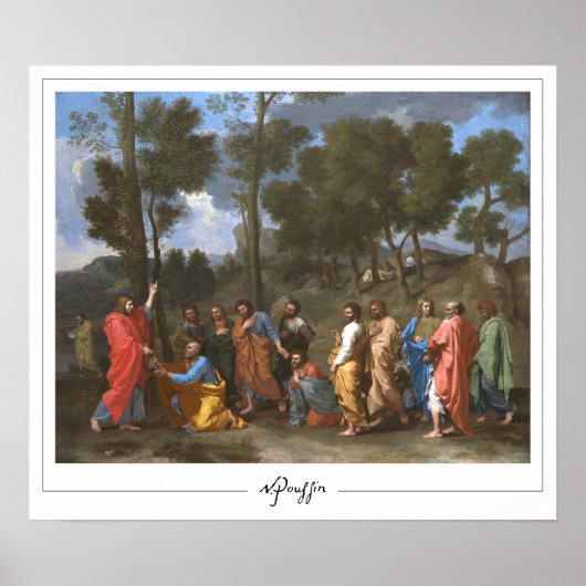 Nicolas Poussin Zedign Art Poster #238 (Voorkant)