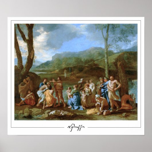 Nicolas Poussin Zedign Art Poster #239 (Voorkant)