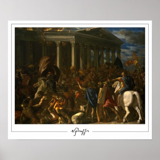 Nicolas Poussin Zedign Art Poster #24 (Voorkant)