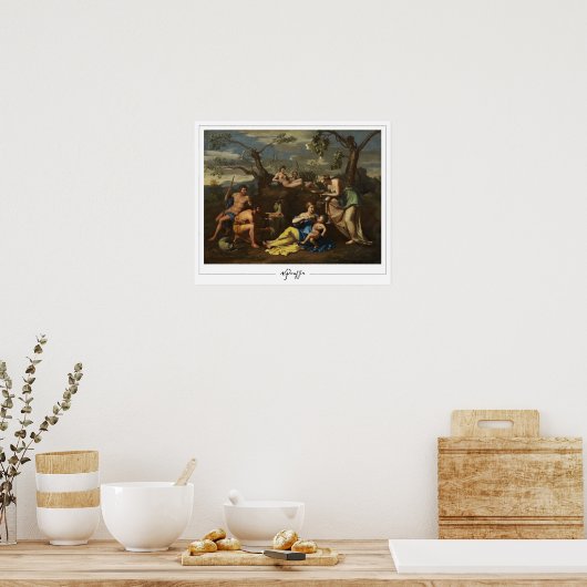 Nicolas Poussin Zedign Art Poster #294 (Keuken)