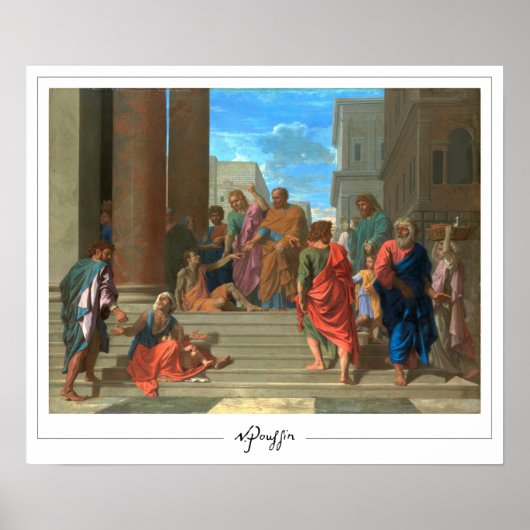 Nicolas Poussin Zedign Art Poster #50 (Voorkant)