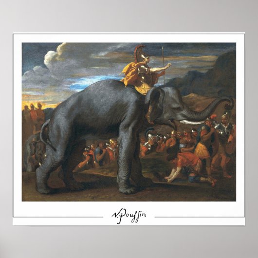 Nicolas Poussin Zedign Art Poster #54 (Voorkant)