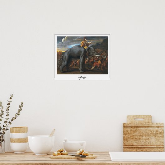 Nicolas Poussin Zedign Art Poster #54 (Keuken)