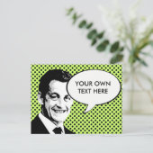 Nicolas Sarkozy Briefkaart (Staand voorkant)