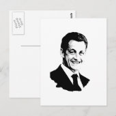 Nicolas Sarkozy Briefkaart (Voorkant / Achterkant)