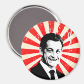 Nicolas Sarkozy Magneet (Voorkant / Achterkant)