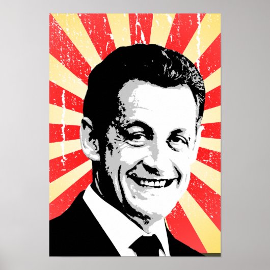 Nicolas Sarkozy Poster (Voorkant)
