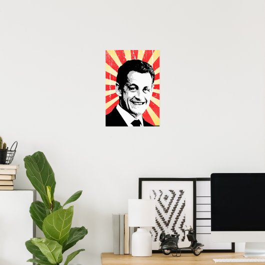 Nicolas Sarkozy Poster (Thuiskantoor)