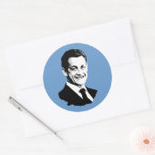 Nicolas Sarkozy Ronde Sticker (Envelop)
