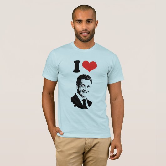 Nicolas Sarkozy T-shirt (Voorkant volledig)