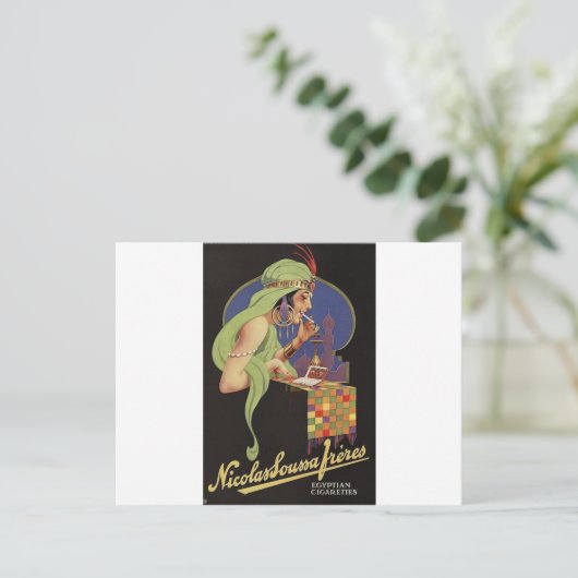 Nicolas Soussa 1900 Briefkaart (Staand voorkant)