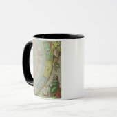 Nicolaus Copernicus (1473-1543), detail van een ka Mok (Voorkant links)