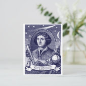 Nicolaus Copernicus Briefkaart (Staand voorkant)