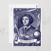 Nicolaus Copernicus Briefkaart (Voorkant / Achterkant)
