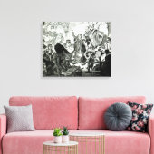 Nicolaus Copernicus legt zijn theorie uit Canvas Afdruk (Insitu (Woonkamer))