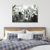 Nicolaus Copernicus legt zijn theorie uit Canvas Afdruk (Insitu (Slaapkamer))