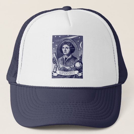 Nicolaus Copernicus Trucker Pet (Voorkant)
