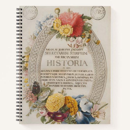 Nicolaus_Joseph_Jacquin_1763 Notitieboek (Voorkant)