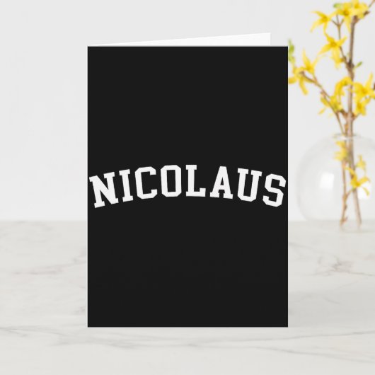 Nicolaus kaart (Gele Bloem)