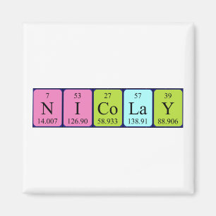 Nicolay periodieke table name magnet