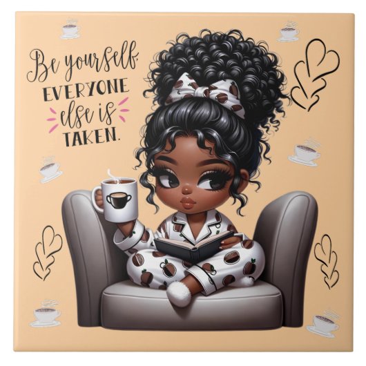 Nicole Be Yourself Keramische Tegel Tegeltje (Voorkant)