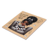 Nicole Be Yourself Keramische Tegel Tegeltje (Zijkant)