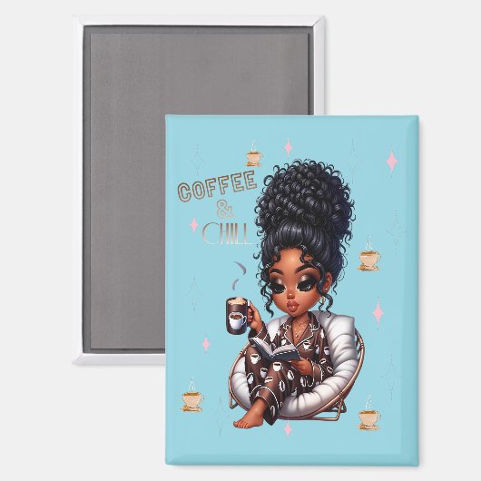 Nicole Coffee & Chill Magnet (Voorkant / Achterkant)