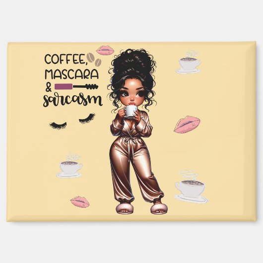 Nicole Coffee & Mascara Magnet (Voorkant)