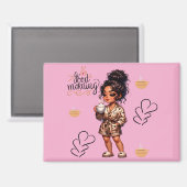 Nicole Good Morning Koffiemagneet Magneet (Voorkant / Achterkant)