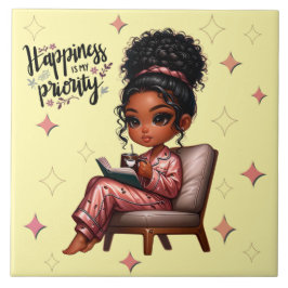 Nicole Happiness is mijn belangrijkste keramische  Tegeltje