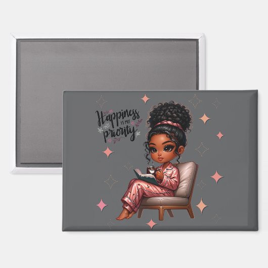 Nicole Happiness Magnet (Voorkant / Achterkant)