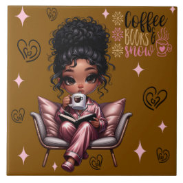 Nicole Koffieboeken Keramische Tegel Tegeltje