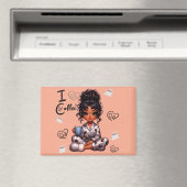 Nicole Mornin Ik ben dol op koffiemagnet Magneet (Insitu (Vaatwasser))