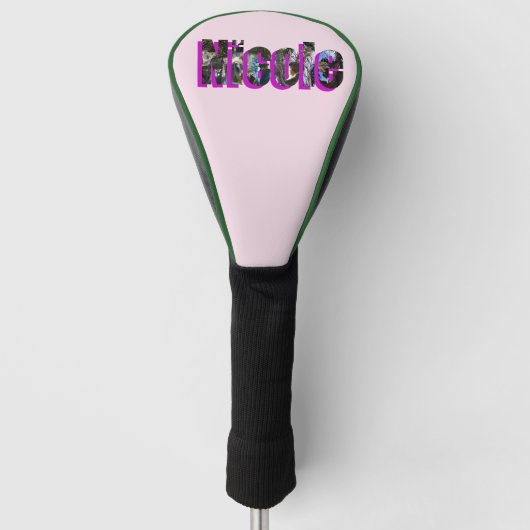 "Nicole" naam gemaakt met koala's, Golfheadcover (Voorkant)