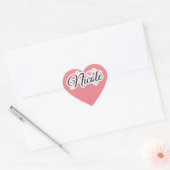 Nicole noemt een schattig ontwerp hart sticker (Envelop)
